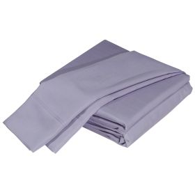 Luxuriously Soft 100% Viscose Derived from Bamboo 4-Piece Sheet Set, Oeko-TEX Certified, King - Amethyst