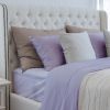 Luxuriously Soft 100% Viscose Derived from Bamboo 4-Piece Sheet Set , Oeko-TEX Certified, Queen - Amethyst