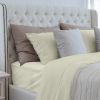 Luxurious Viscose from 100% Bamboo 4-Piece sheet Set , Oeko-TEX Certified, Full - Crème