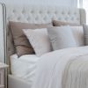 Luxuriously Soft 100% Viscose Derived from Bamboo 4-Piece Sheet Set , Oeko-TEX Certified, King - White