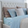 Luxuriously Soft 100% Viscose Derived from Bamboo 4-Piece Sheet Set, Oeko-TEX Certified, King - Sky