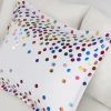 Rainbow Iridescent Metallic Dot Comforter Set