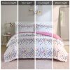 Rainbow Iridescent Metallic Dot Comforter Set