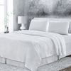 4 Pcs Bedding Sets Queen, Premium Linen Bedding Sheets & Pillowcases, Queen Bedding Sets, White Bedding Sheet & Pillowcase Sets