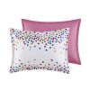 Rainbow Iridescent Metallic Dot Comforter Set