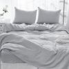 4 Pcs King Bedding Set, Premium Linen Bedding Sheets & Pillowcases, Bed in a Bag King Size Bed Set, Cloud Bedding Sheet & Pillowcase Sets