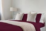 Luxuriously Soft 100% Viscose Derived from Bamboo 4-Piece Sheet Set , Oeko-TEX Certified, King - Merlot