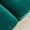 [VIDEO provided] 70'' Modern button tufted sofa with 2 throw pillows for living room,Emerald