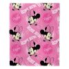 Dodgers OFFICIAL MLB & Disney's Minnie Mouse Character Hugger Pillow & Silk Touch Throw Set; 40" x 50"