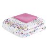 Rainbow Iridescent Metallic Dot Comforter Set