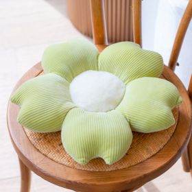 Bed and Breakfast Cushion Small Daisy Petal Cushion (Option: Green cherry blossom-70cm)