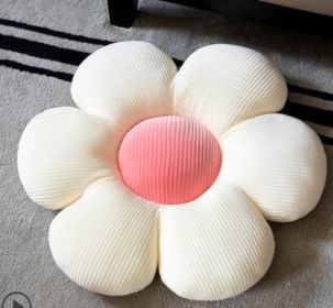 Bed and Breakfast Cushion Small Daisy Petal Cushion (Option: Flower 6petals white-40cm)