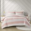 Cotton Cabana Stripe Reversible Comforter Set with Rainbow Reverse